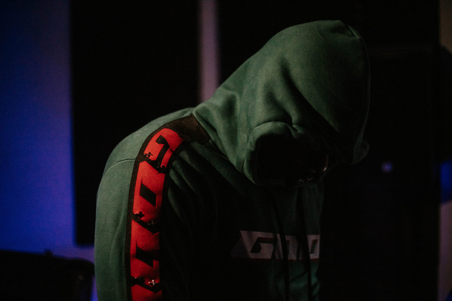 hoodie green reflector