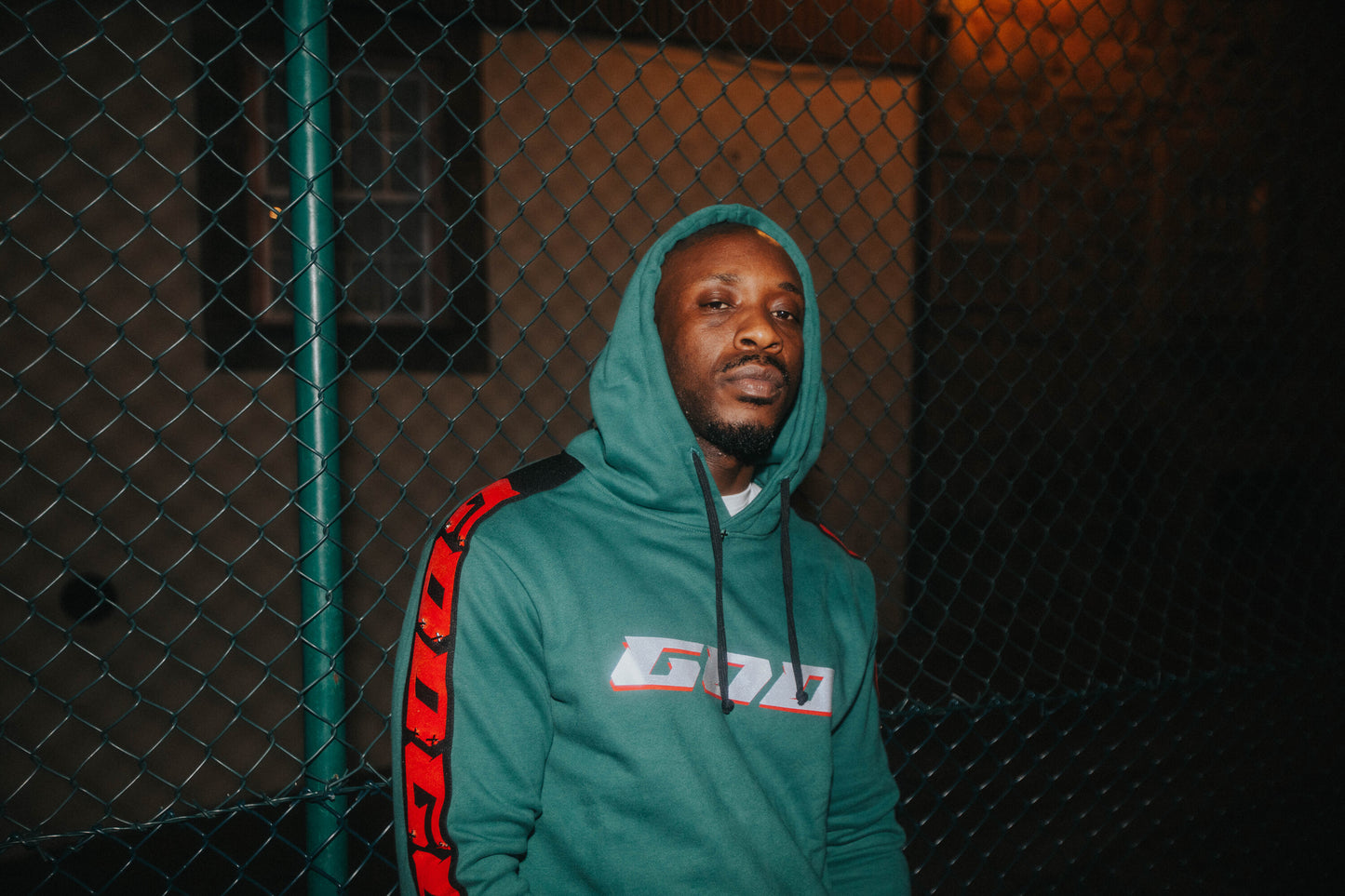 hoodie green reflector