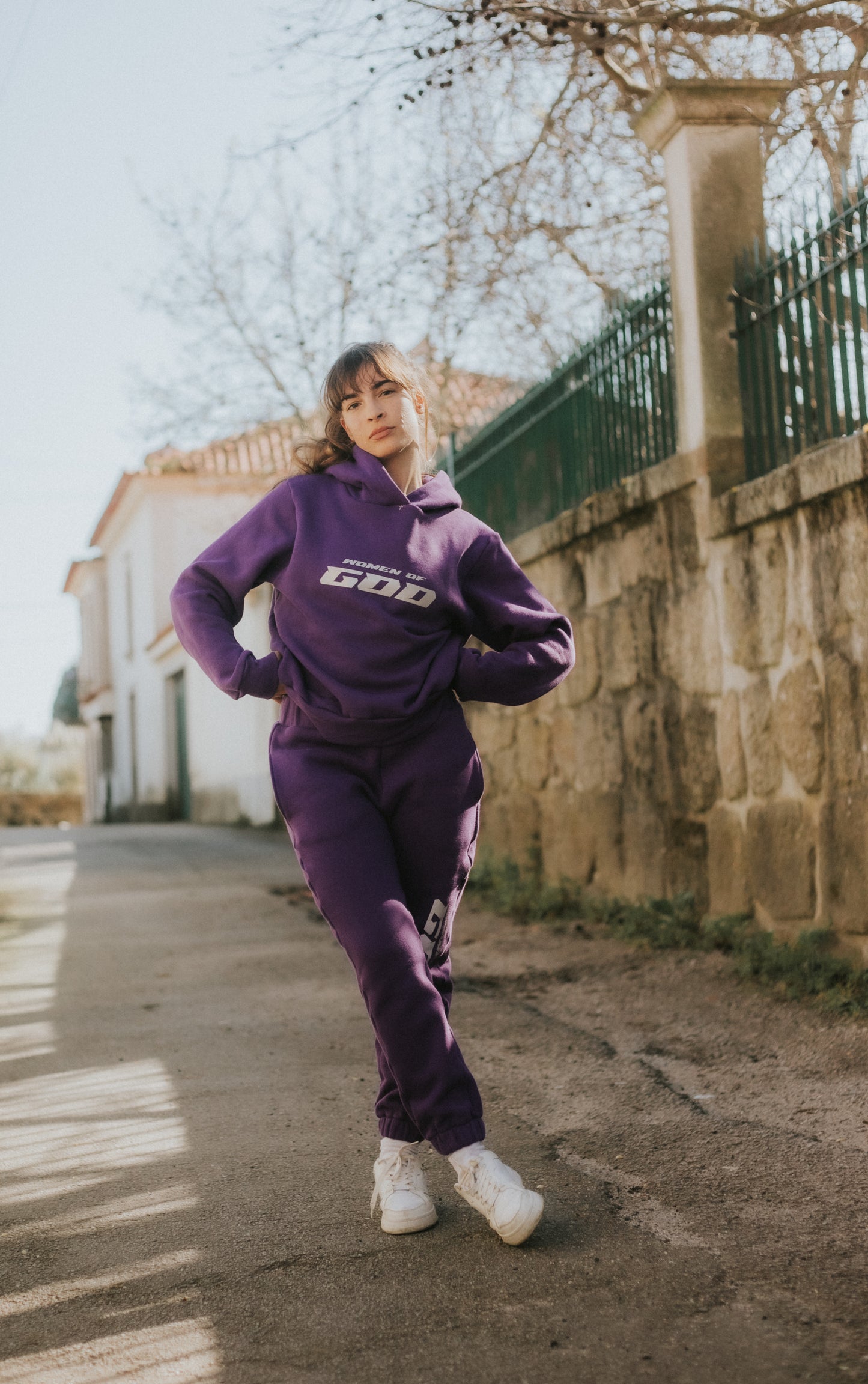 TRACKSUIT «WOMEN OF GOD» ROXO