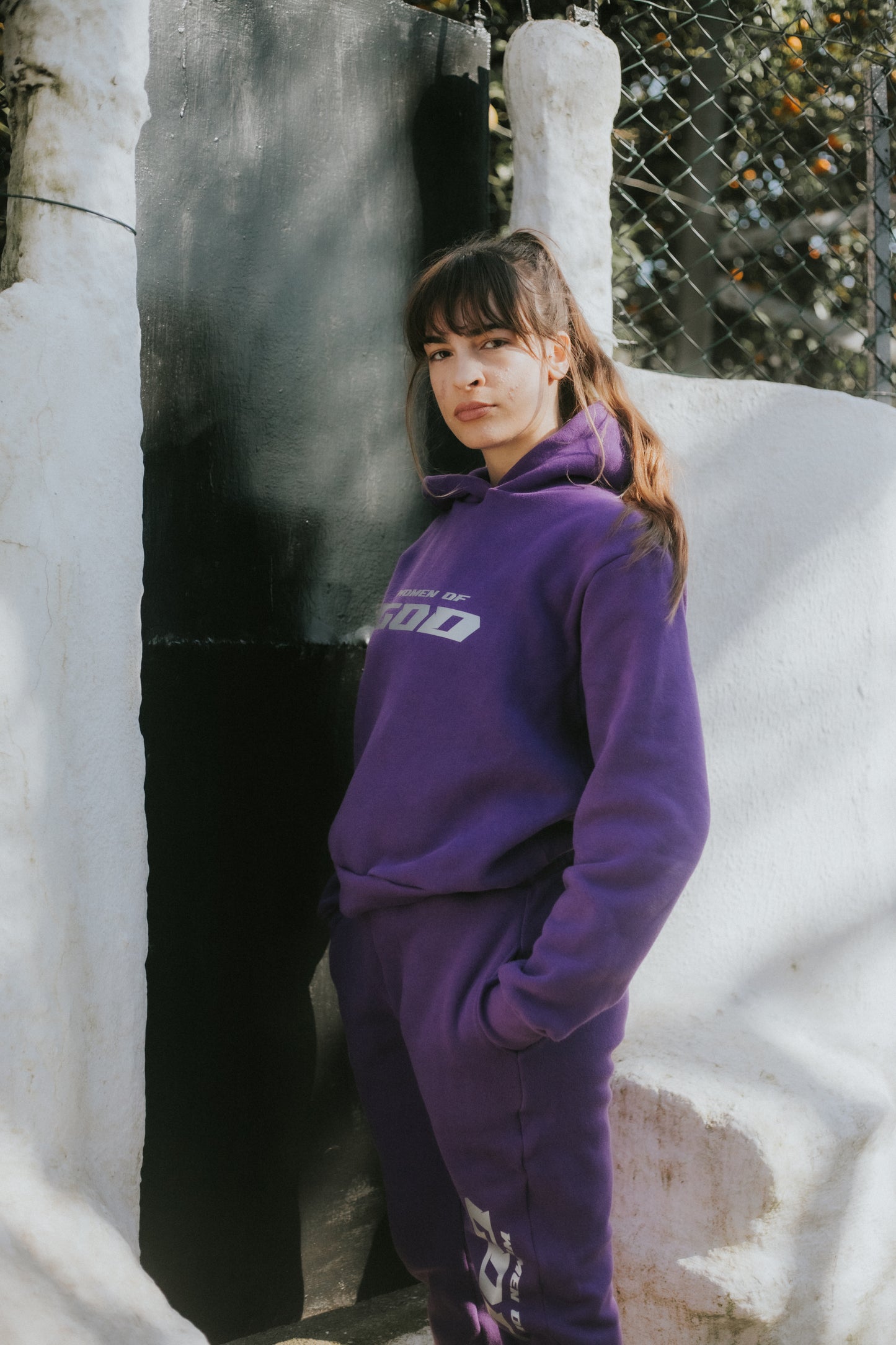 TRACKSUIT «WOMEN OF GOD» ROXO
