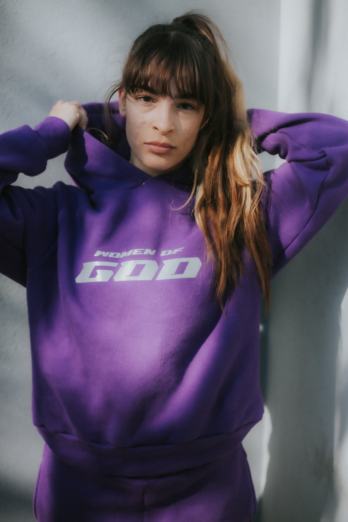 TRACKSUIT «WOMEN OF GOD» ROXO
