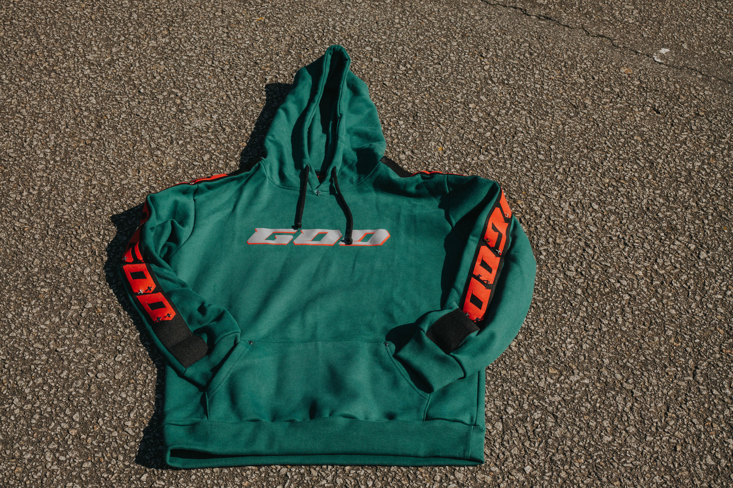 hoodie green reflector