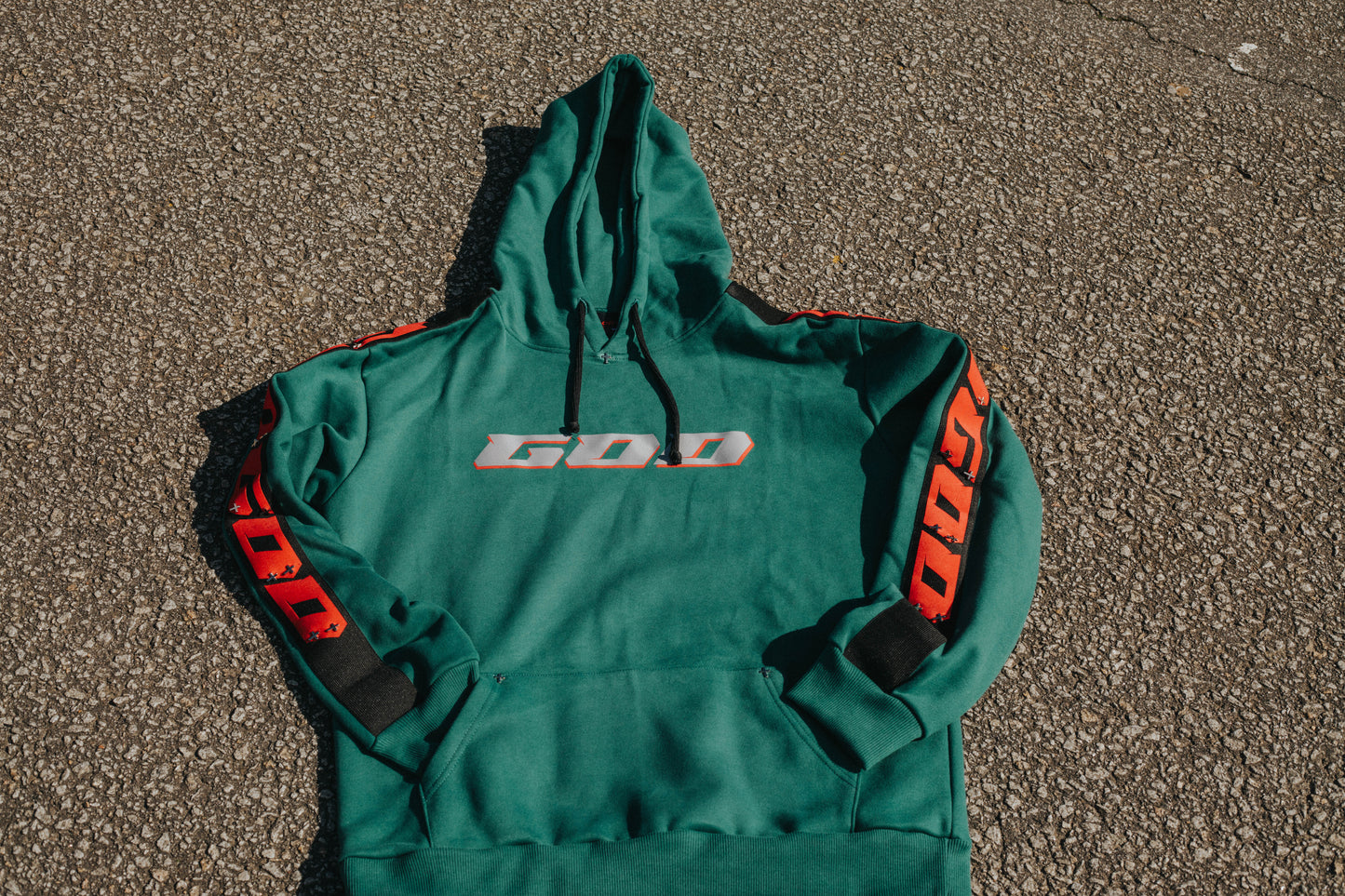 hoodie green reflector