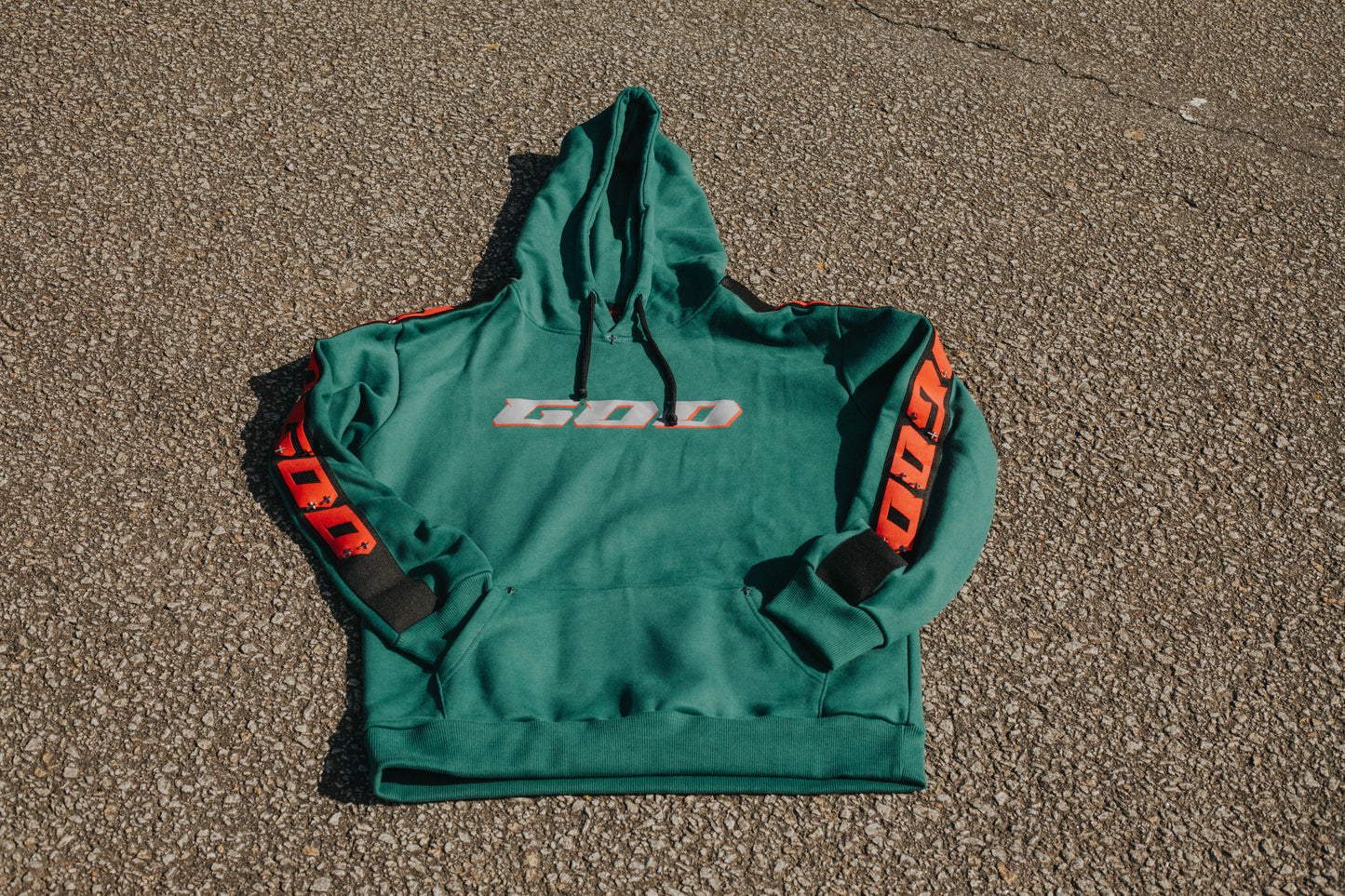 hoodie green reflector