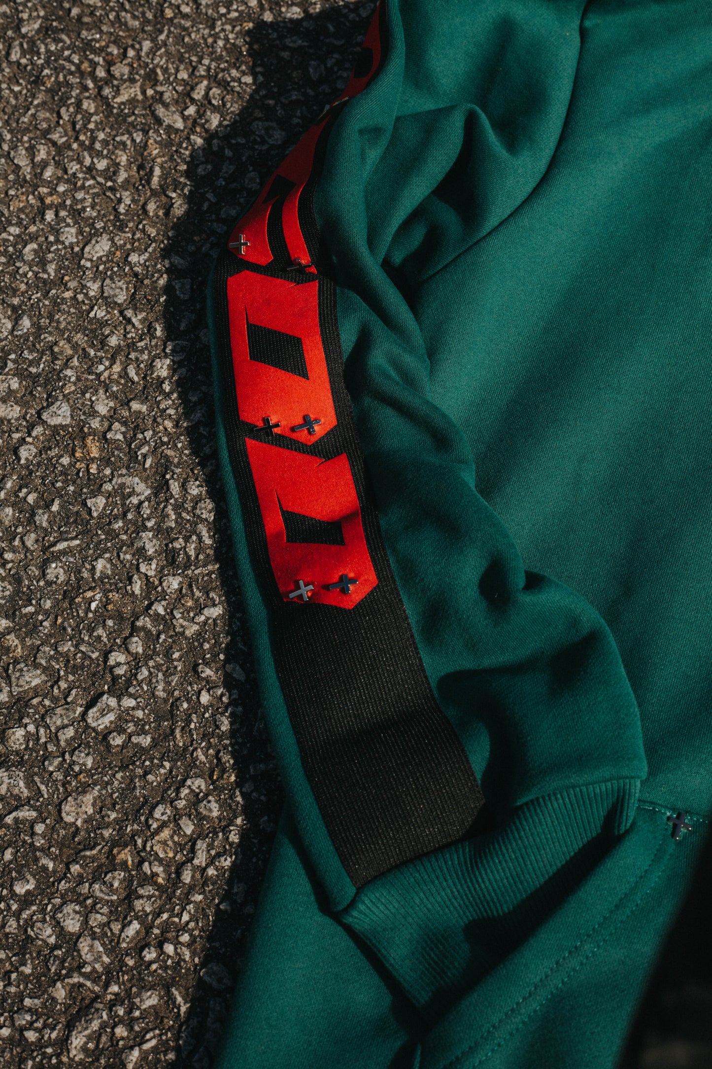 hoodie green reflector