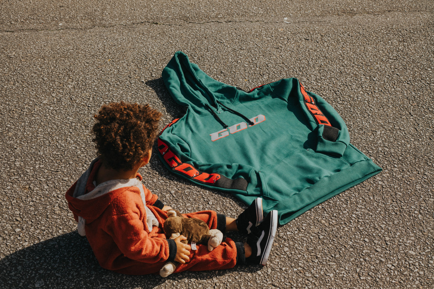 hoodie green reflector