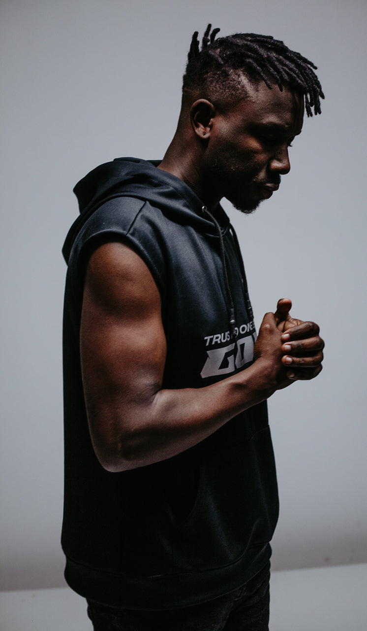 TANK TOP «TRUST NO ONE» AZUL