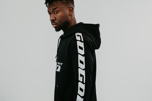 TRACKSUIT «TRUST NO ONE SILVER» PRETO